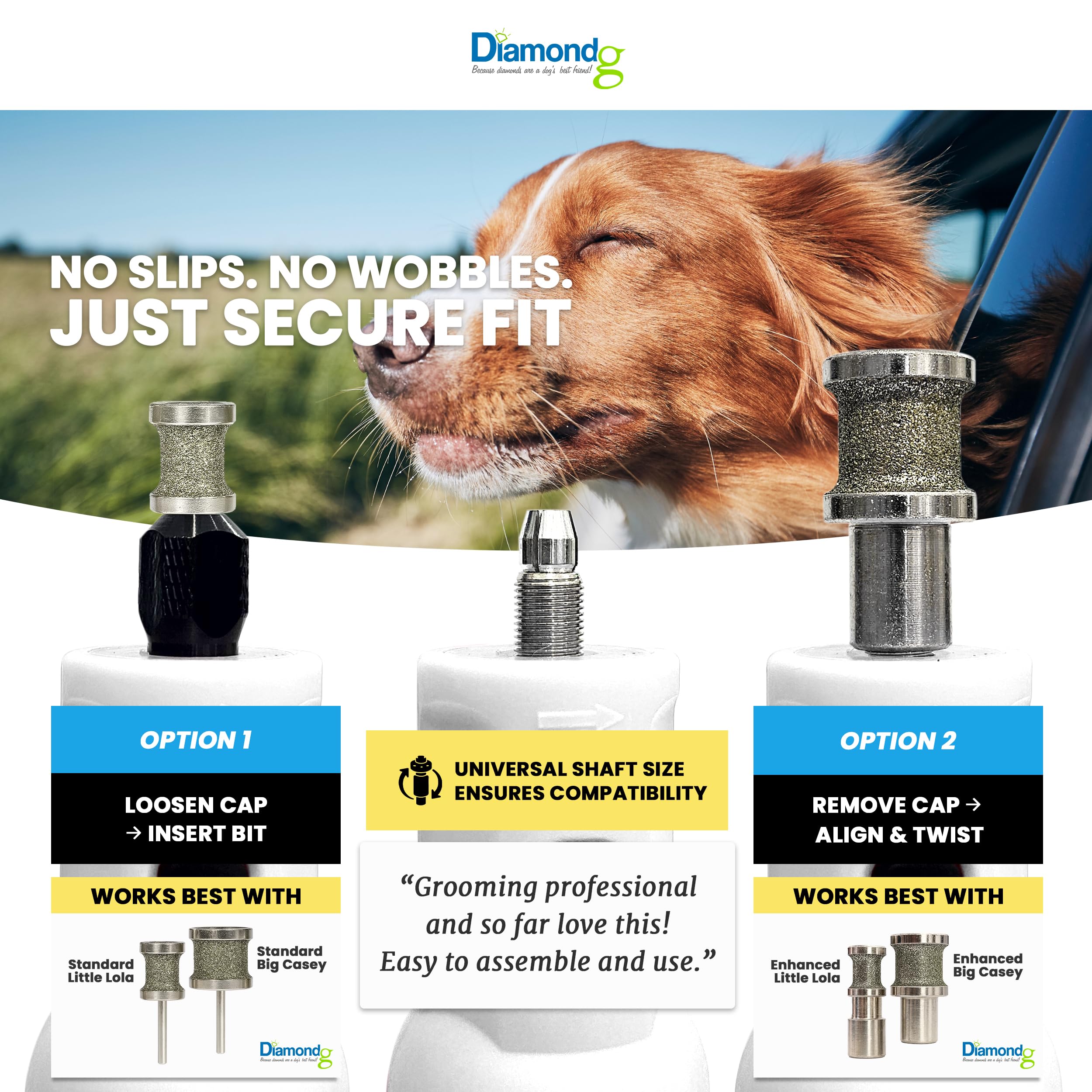 Diamondg ergonomic grip on cordless grinder for comfortable use