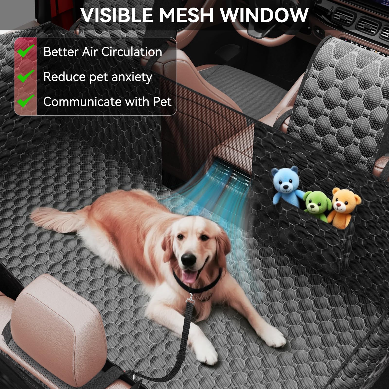 DIAMOOKY waterproof layer resists spills and wipes clean after trips