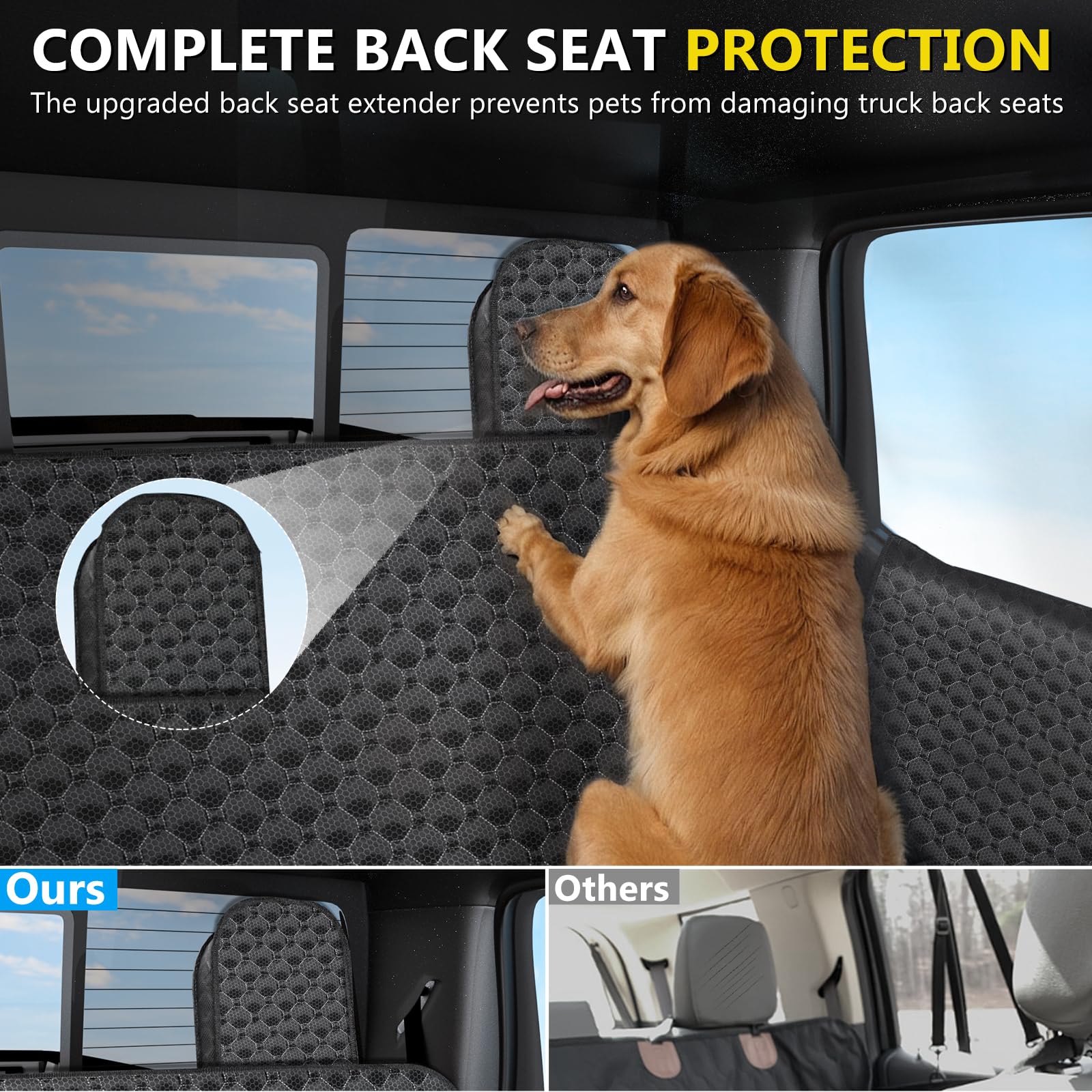 DIAMOOKY waterproof fabric and non-slip base keep pets safe and floors clean.