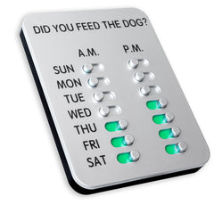 DID YOU FEED THE DOG? DYFTD feeding reminder setup keeps meals on schedule.