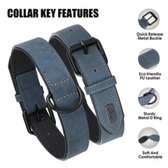 Didog PU leather D-ring closeup for dependable leash attachment