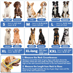 Didopet dog cone adjustable chin offers snug fit with simple straps