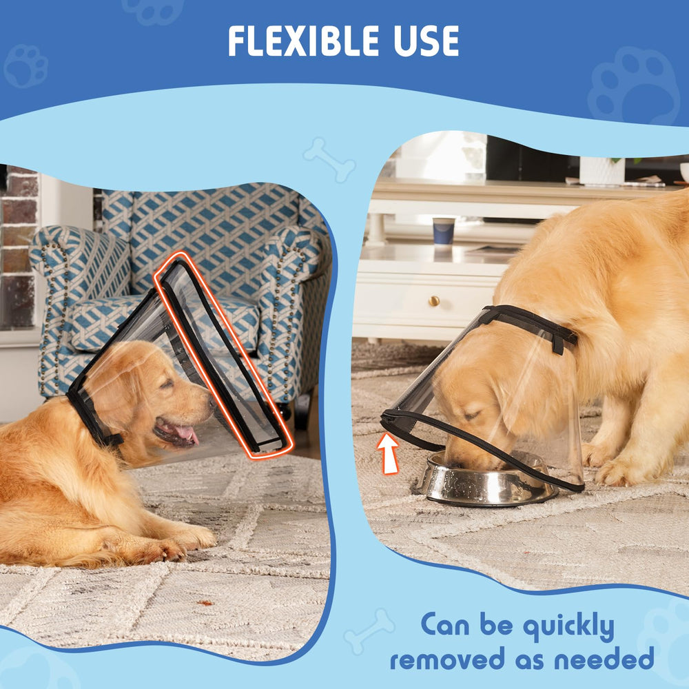 Didopet dog cone xl size measure guides sizing for husky and lab