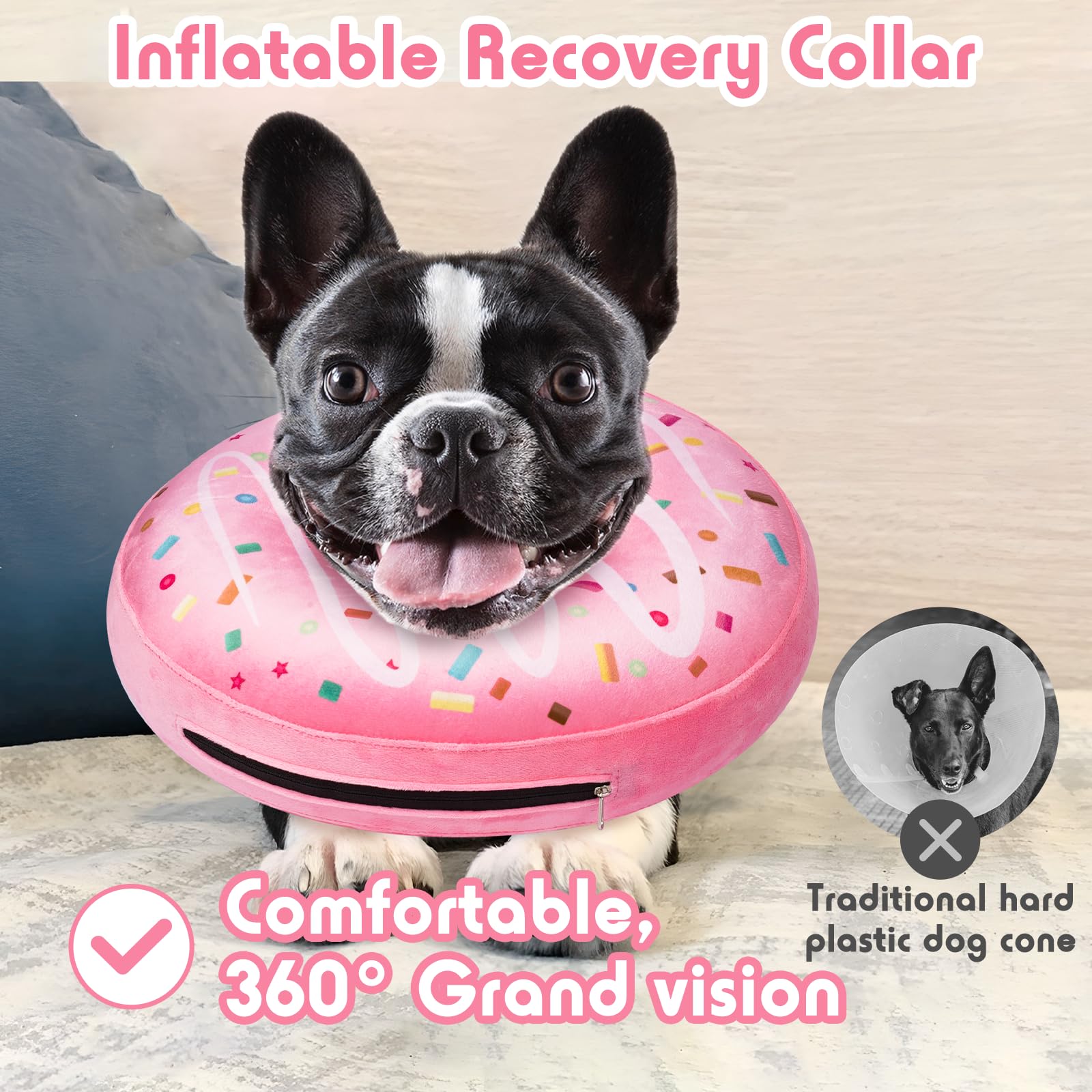 Didopet five-elastic-loops secure cone during active play