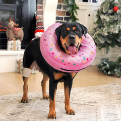 Didopet soft velvet neck-pillow doubles as a cozy rest aid for dogs