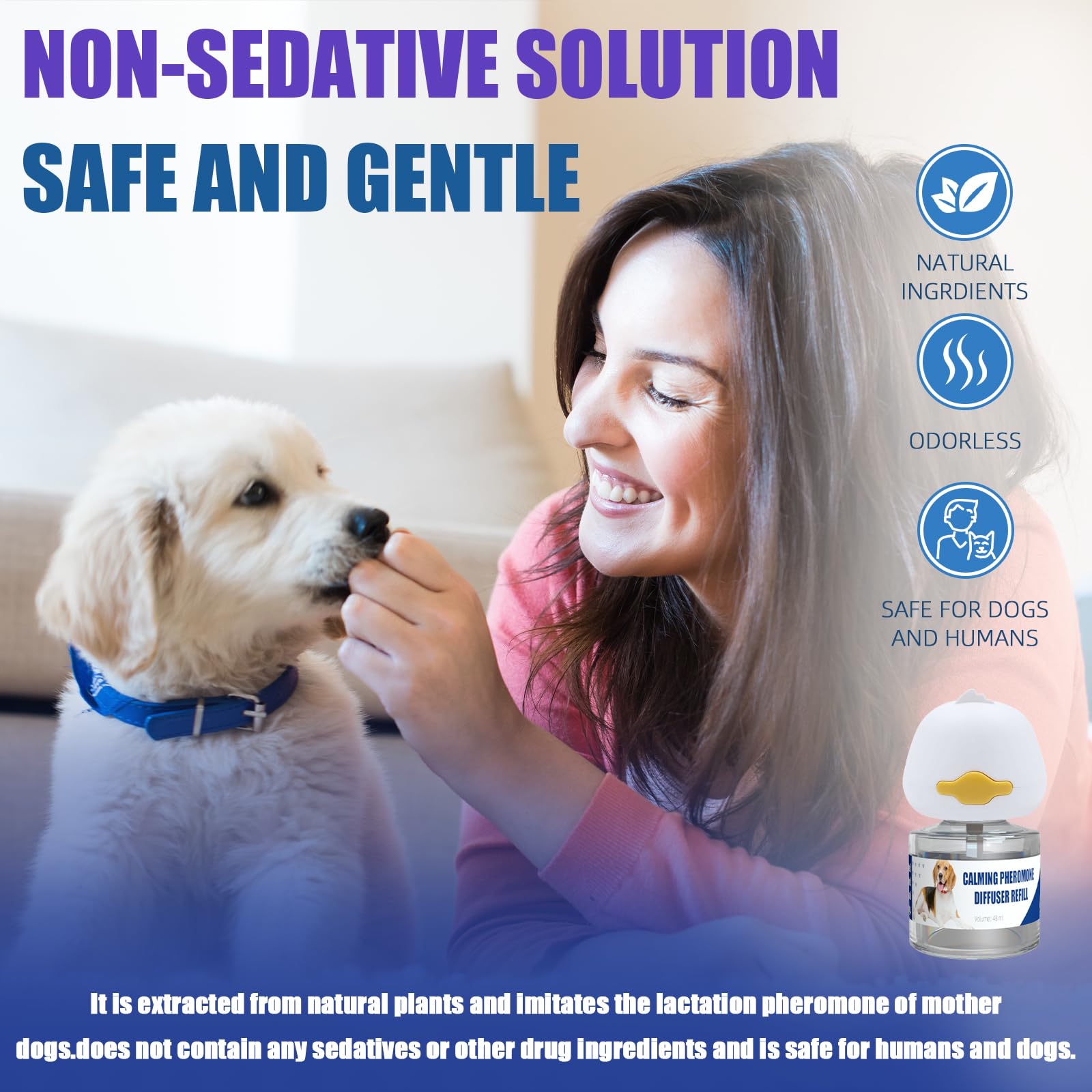 Die-matic 4-in-1 set packaging shown for convenient dog calm diffusing