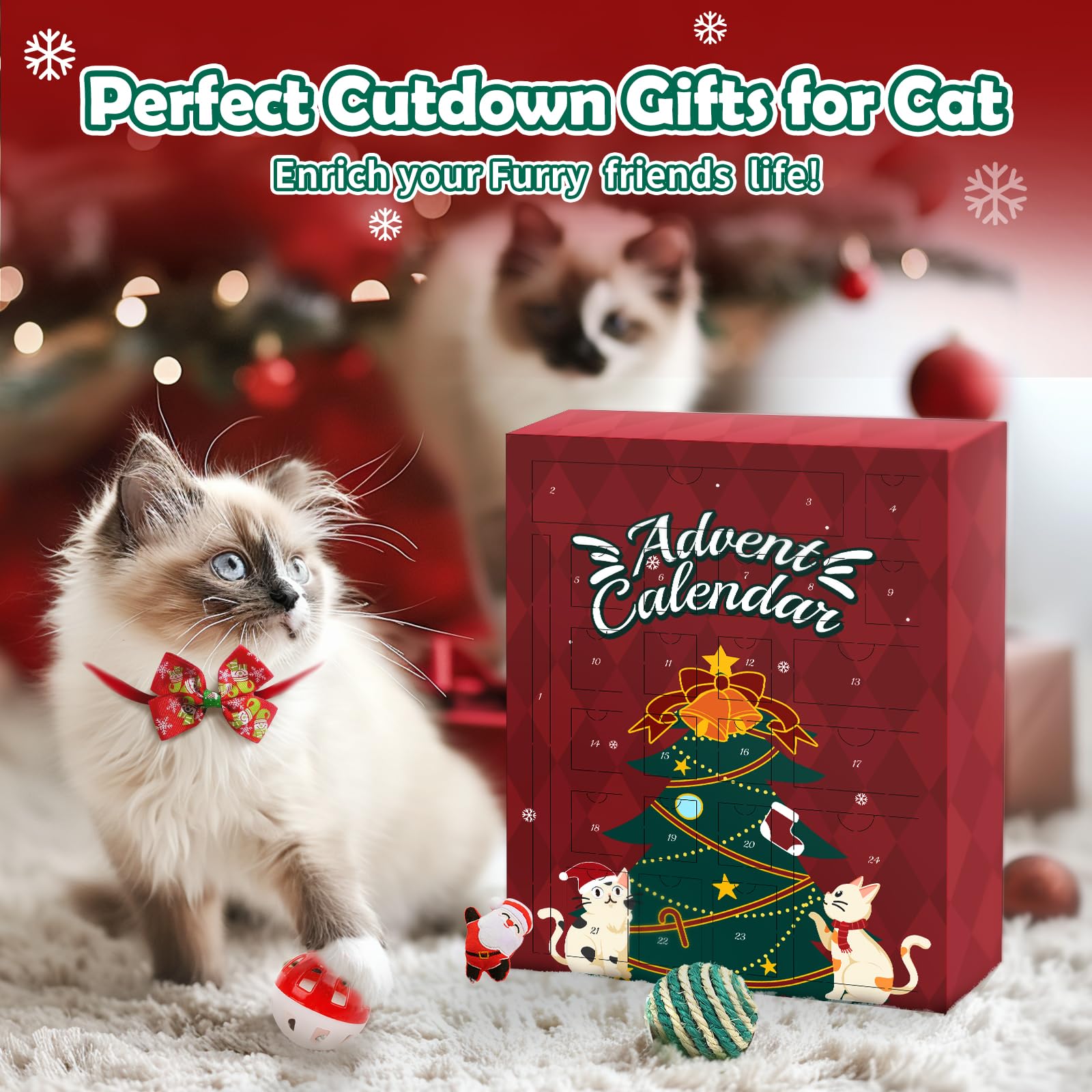 Digchti cat advent calendar gift-ready packaging appeals as a festive gift