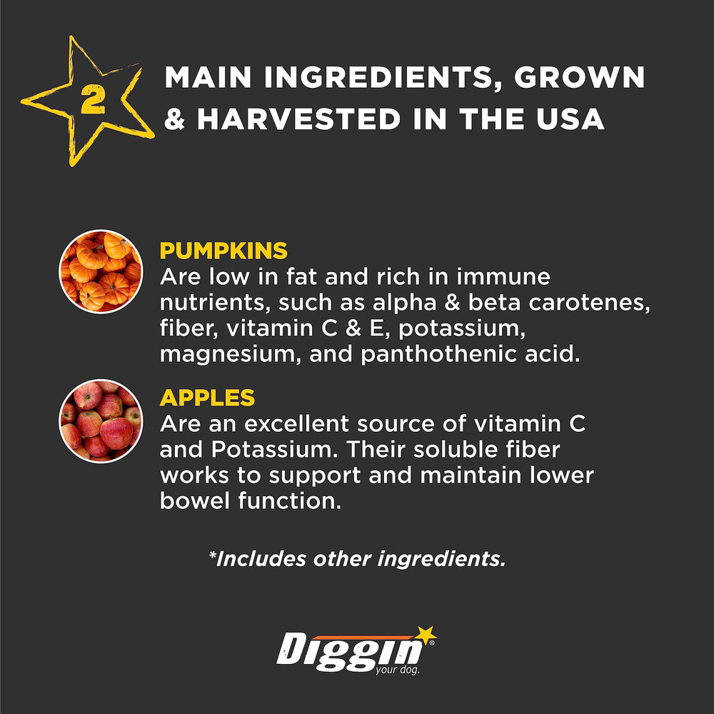 Diggin' Your Dog Firm Up Bars BPA-free packaging detail