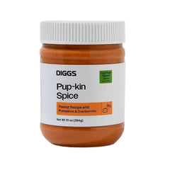 Diggs Spreadable Dog Treat apple spread in jar, a tasty single-protein topper for meals.