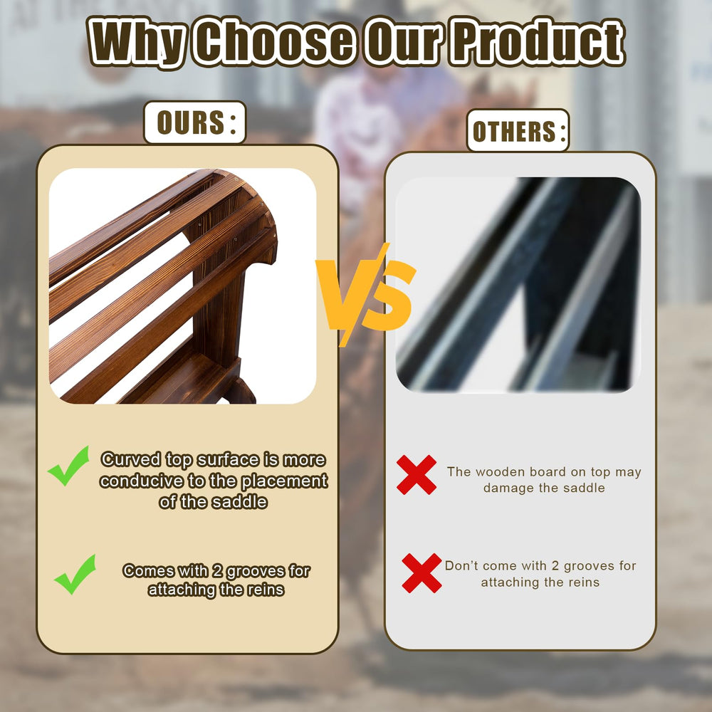 DigNew reins grooves storage keeps bridles organized and tangle-free.