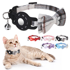DILLYBUD Airtag cat collar buckle ensures secure fit and quick-release safety.