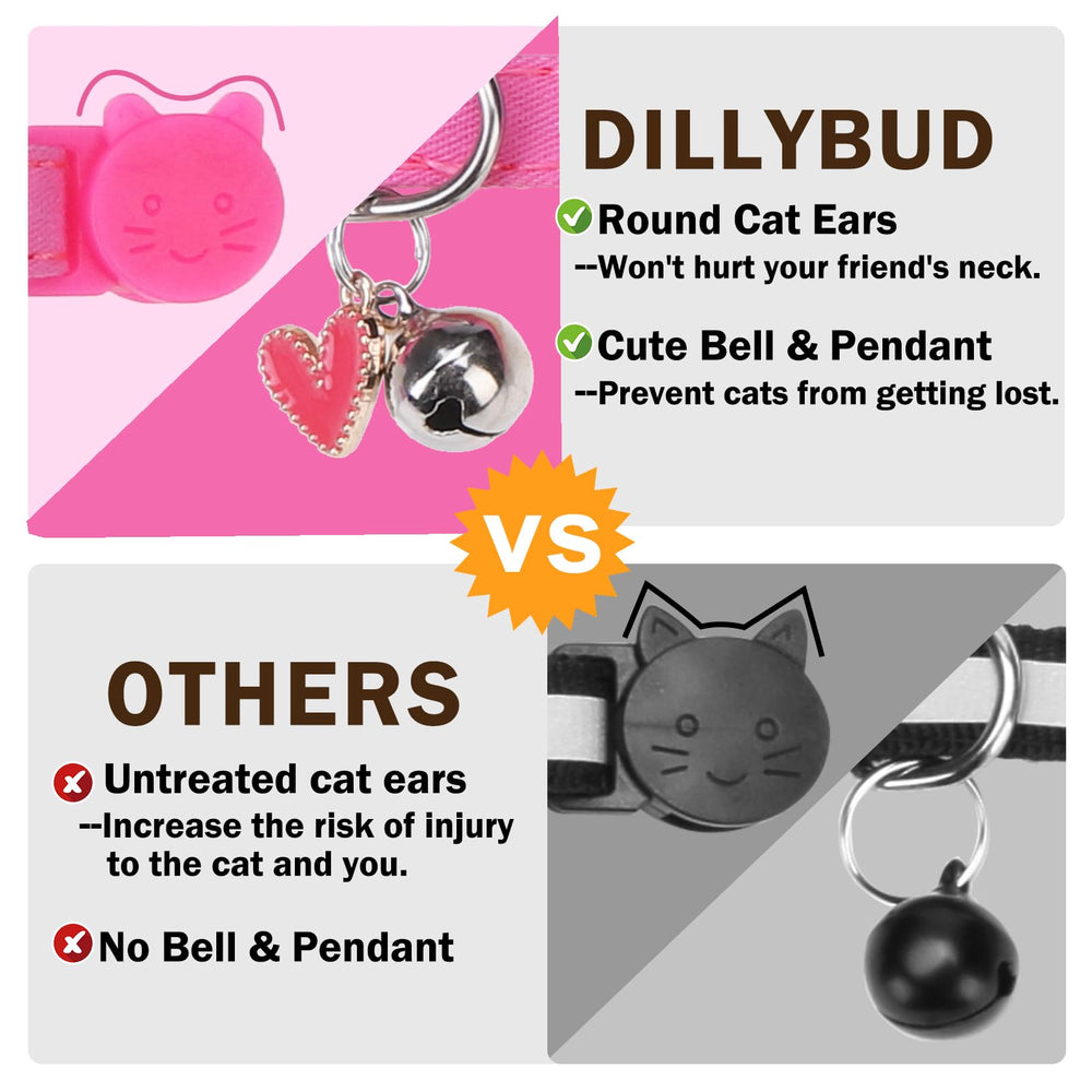 DILLYBUD pink bowtie collar ideal for photoshoots and everyday wear.