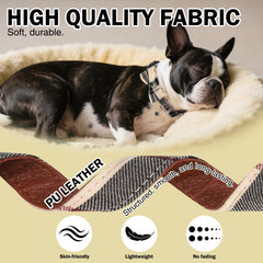 DILLYBUD detachable bowtie collar displays stylish charm and easy on/off.