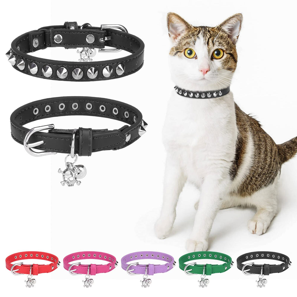 DILLYBUD leather cat collar with bell improves visibility for quick house checks.