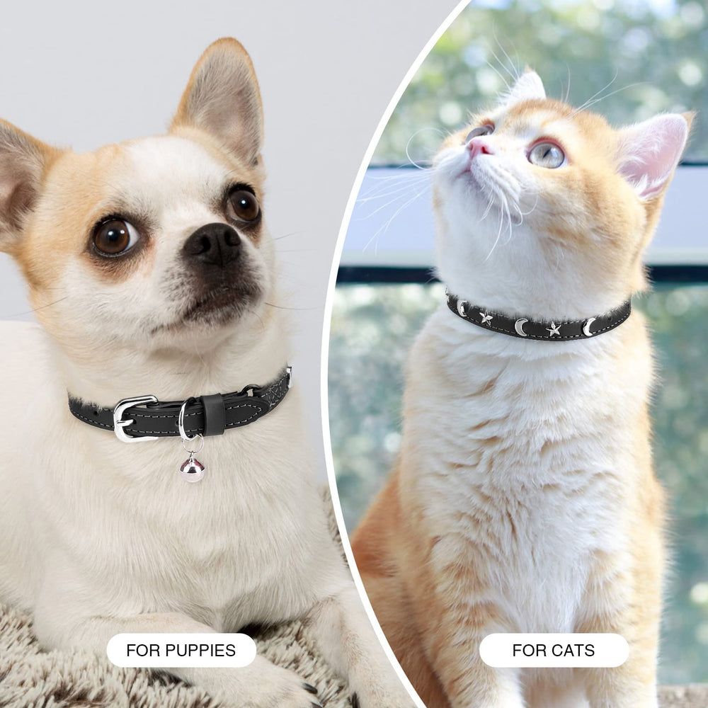 DILLYBUD handcrafted soft leather collar for comfortable all-day wear