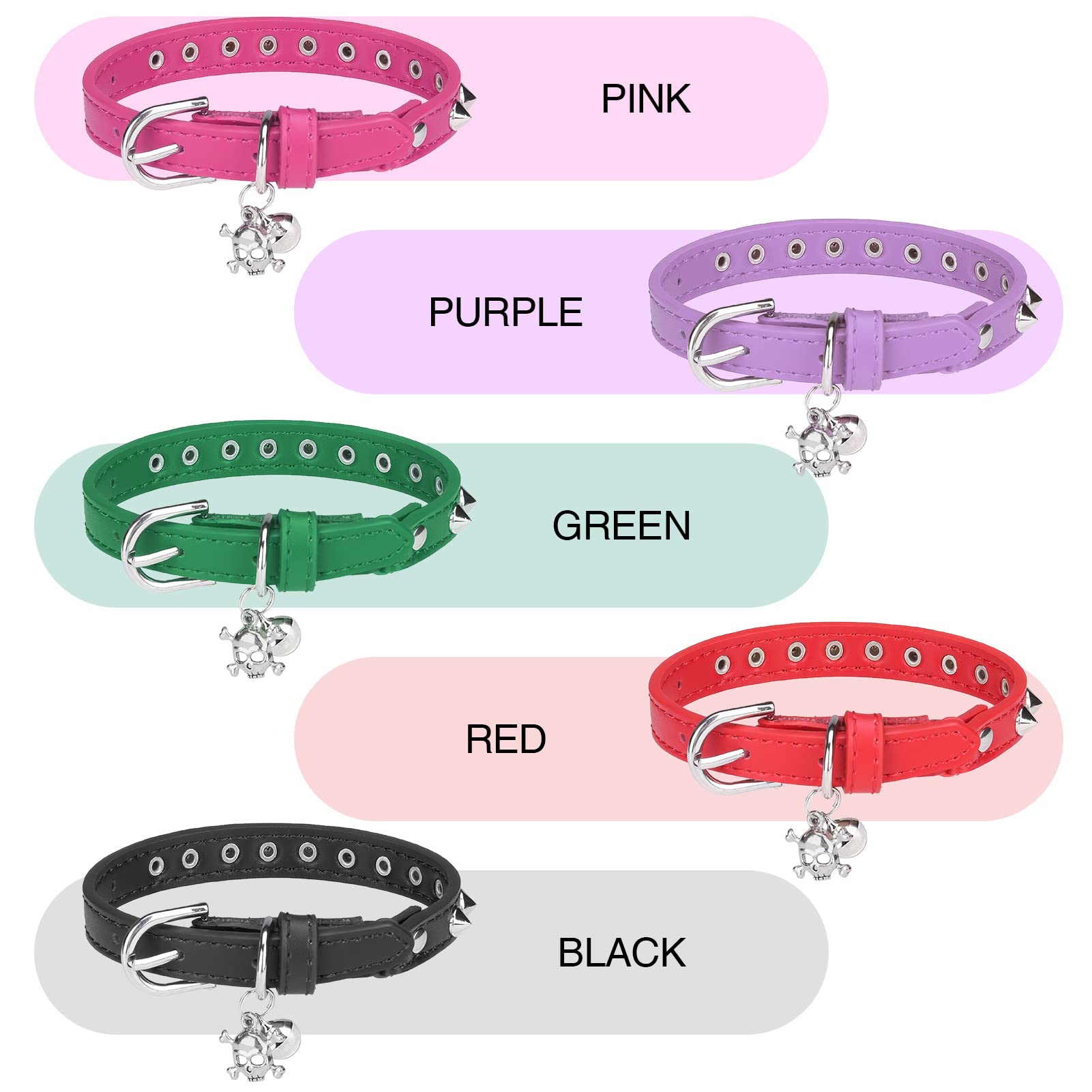 DILLYBUD soft genuine leather collar offers smooth, irritation-free wear.