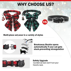 DILLYBUD polyester fabric cat collar is lightweight and durable.