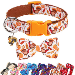 DILLYBUD Thanksgiving plaid collar with soft fabric for comfortable daily wear.