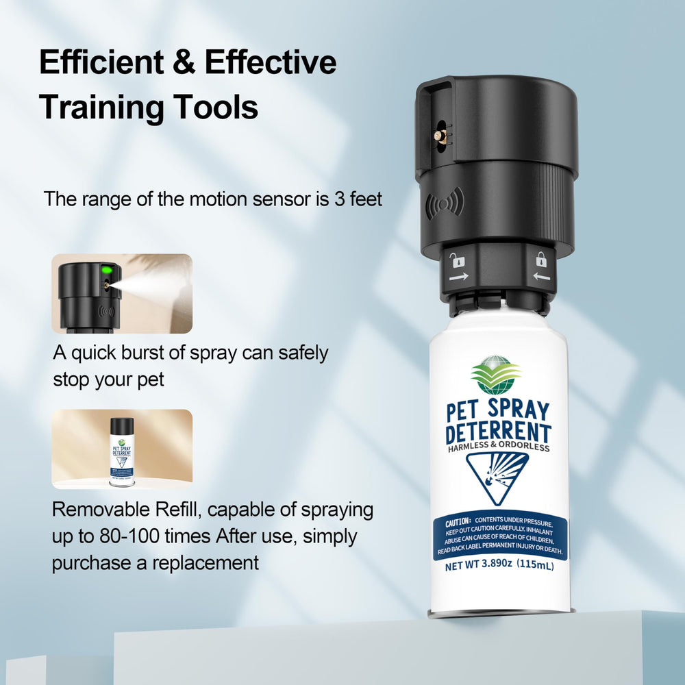 Diloqio Cat Spray Deterrent System sensor activation demonstrates quick deterrent action.