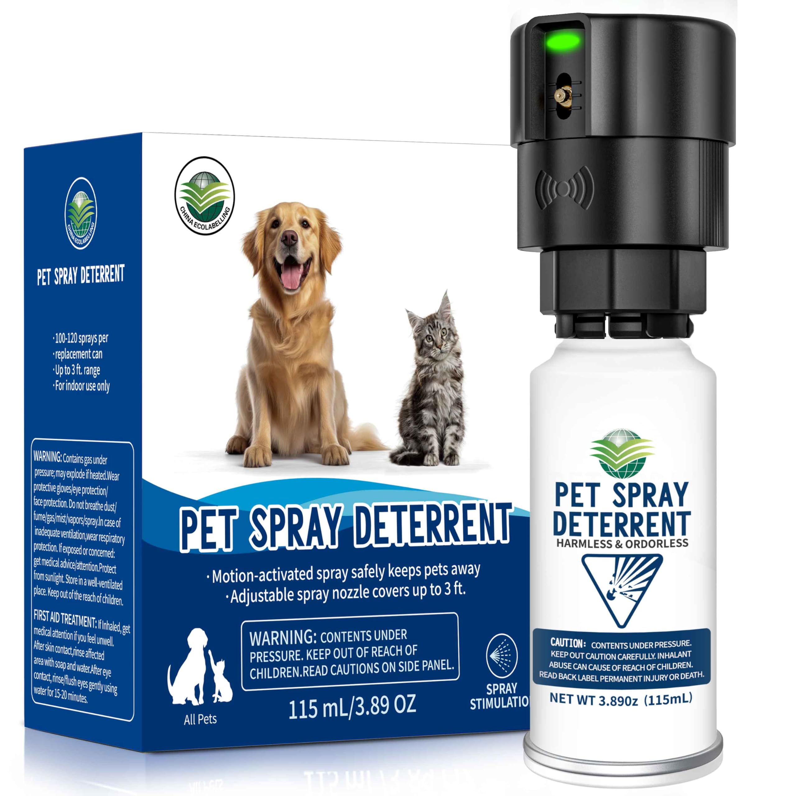 Diloqio cat spray deterrent system front view for unobtrusive indoor boundary protection.