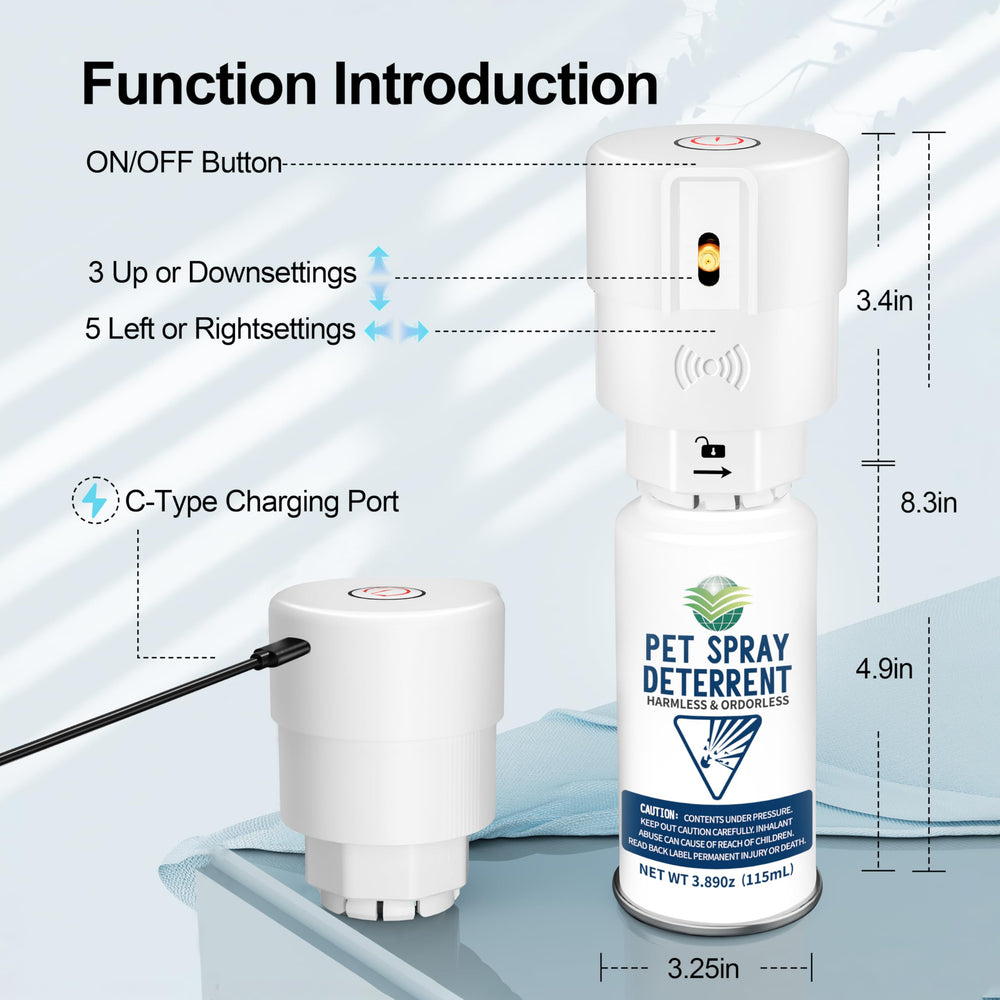 diloqio cat spray deterrent system refill can 80-100 sprays offers convenient replacement