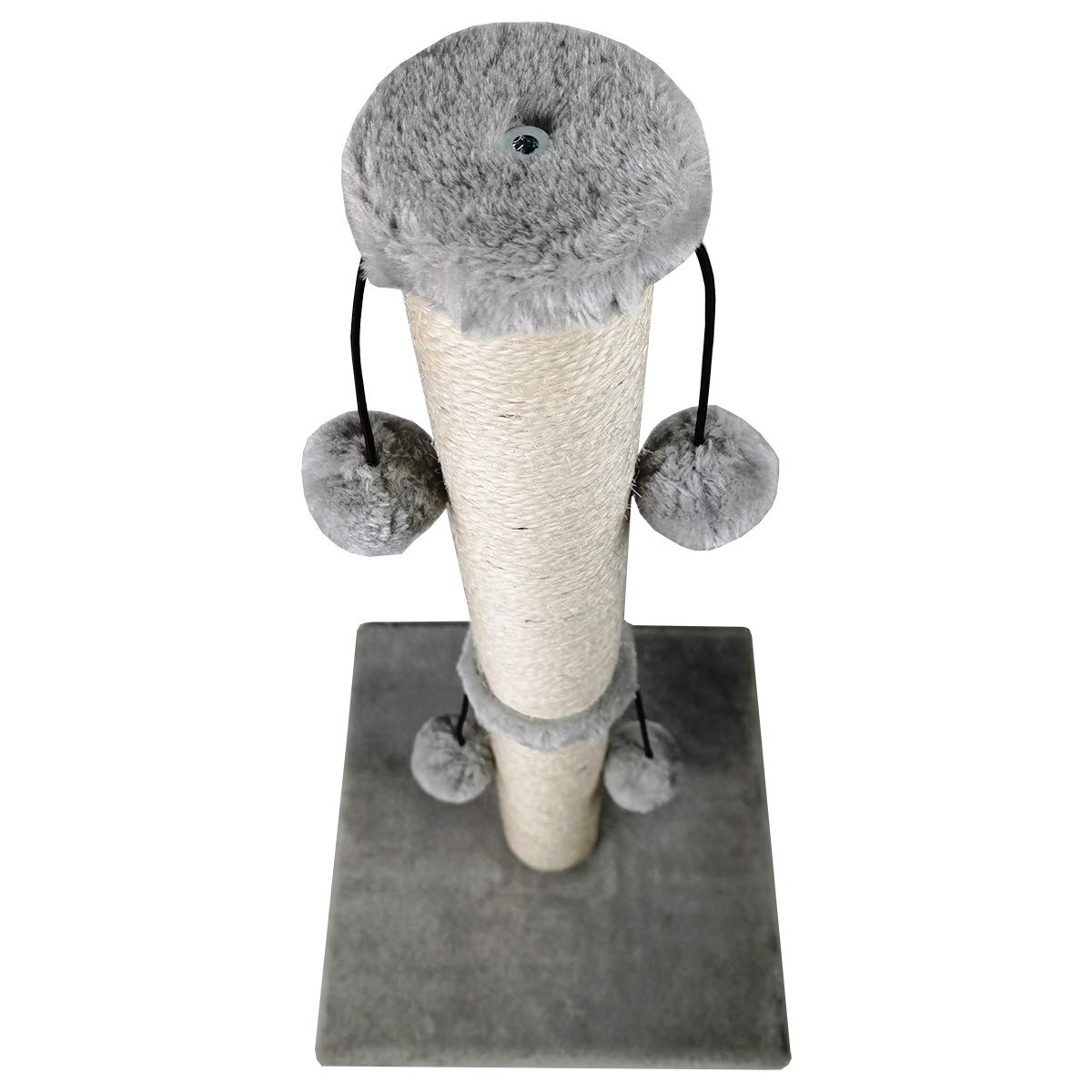 Dimaka base and plush cover provide stability and comfort.