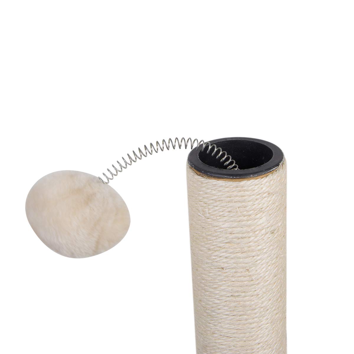Dimaka cat-scratching-post-indoor-cat-use-gray demonstrates ideal indoor use.