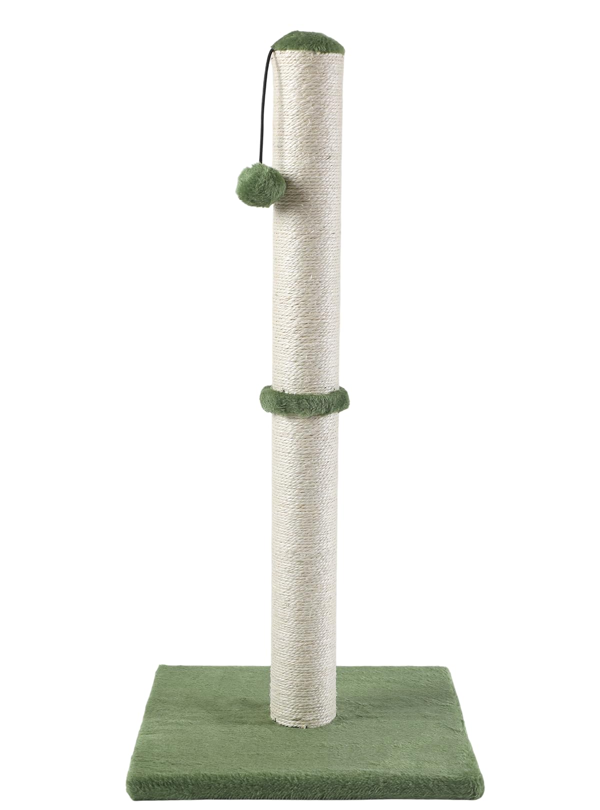 Dimaka tall cat scratching post with sisal rope improves vertical scratching.