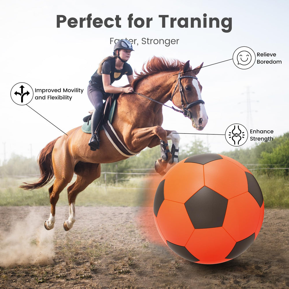 Diman Herding Ball durable polyurethane surface resists friction for rugged play.