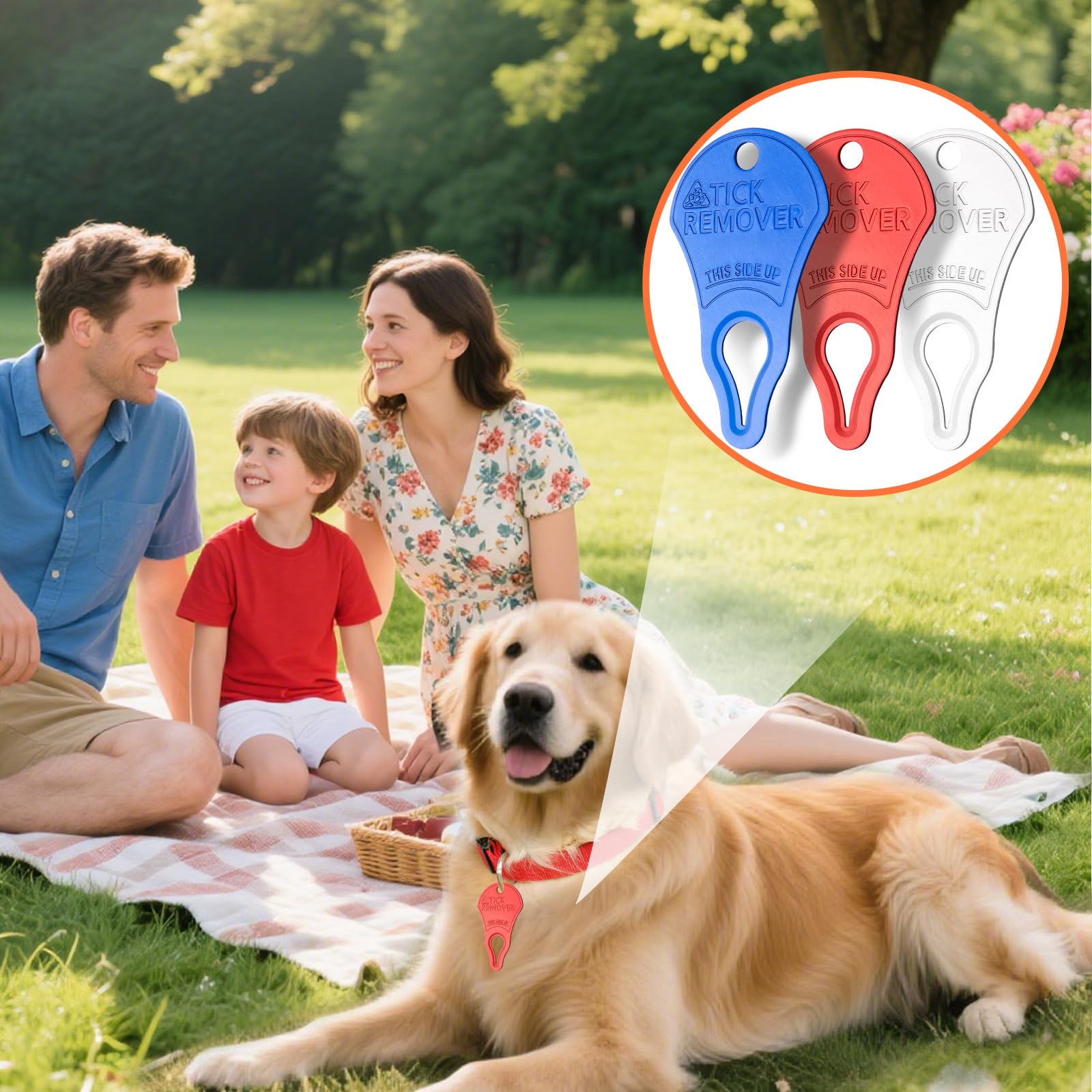 Dimsem tick removal tools closeup emphasizing lightweight design