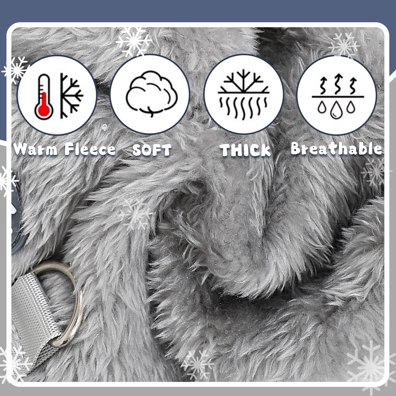 Dinkinty grey fleece pajamas show versatile color options for indoor wear.