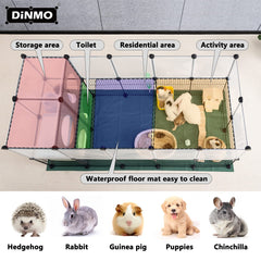 DINMO oxford cloth floor mats protect floors and provide non-slip grip.
