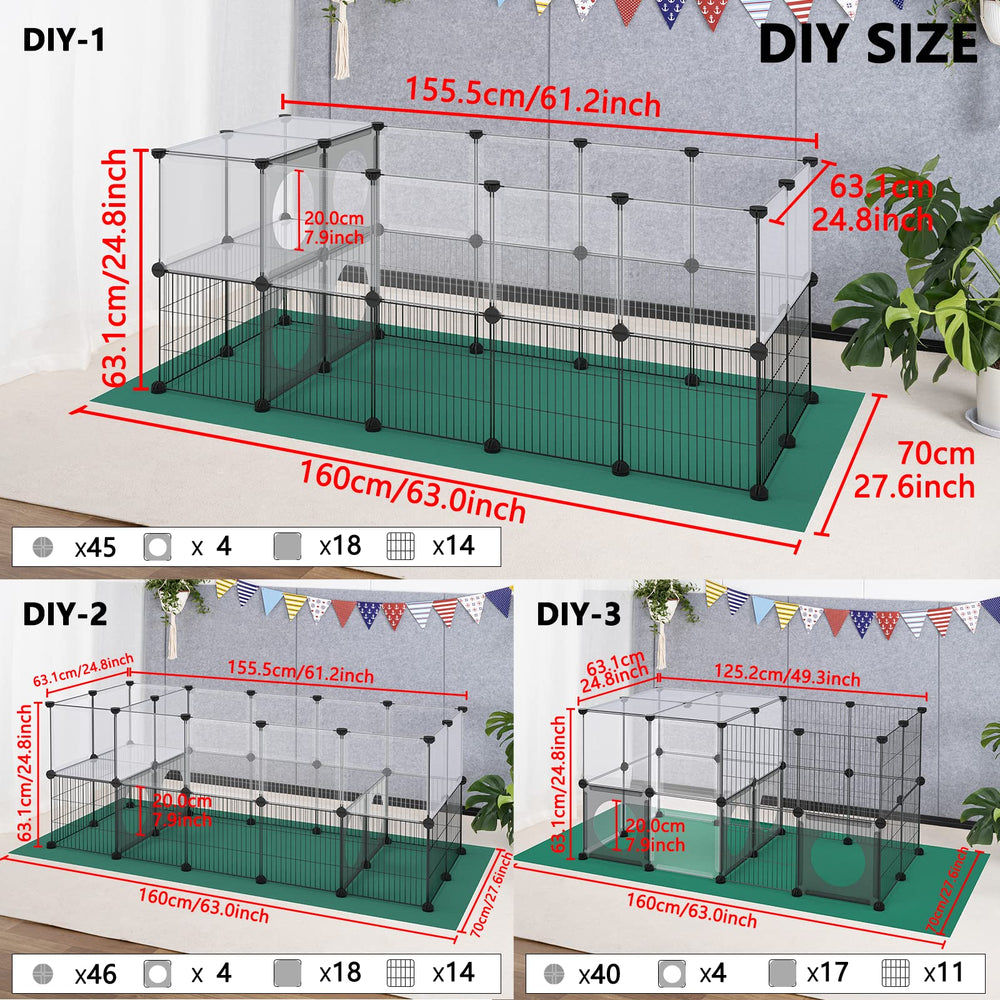 DINMO doors and partitions let you zone areas for rest and play.