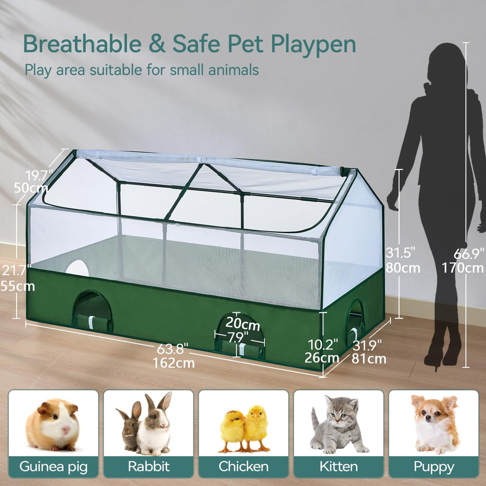DINMO playpen mesh ventilation window emphasizing visibility and airflow.
