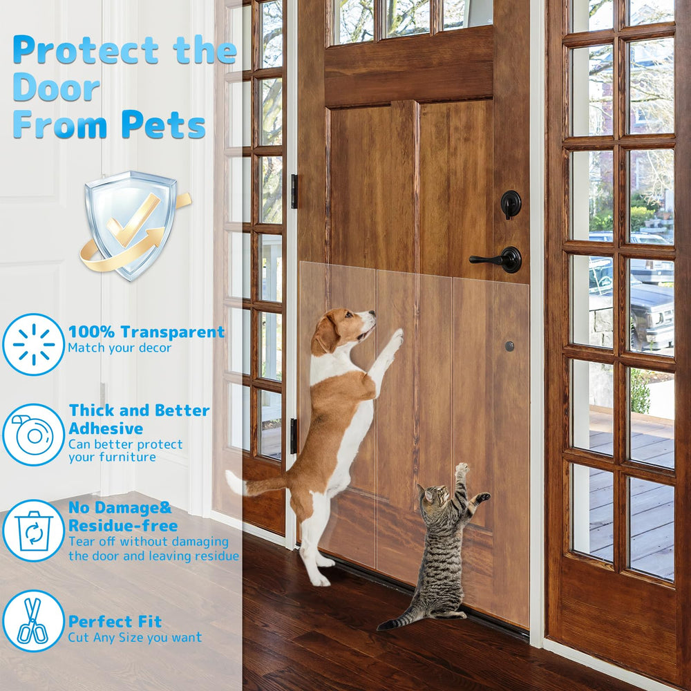 DINSUMRUG cat scratch protection shows invisible barrier for claws