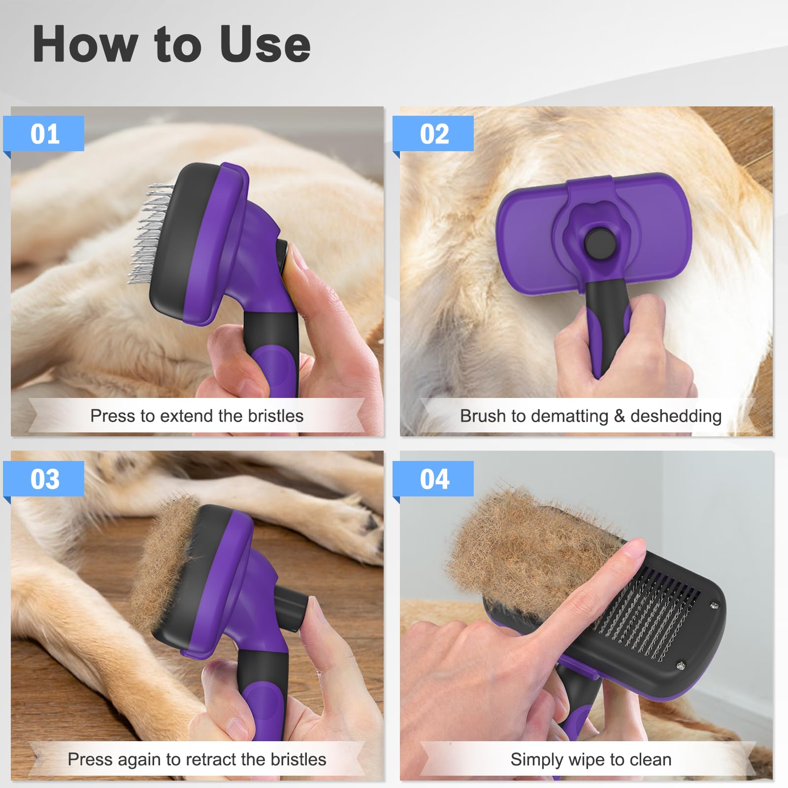 Dipoo brush designed for indoor pets and small animals use