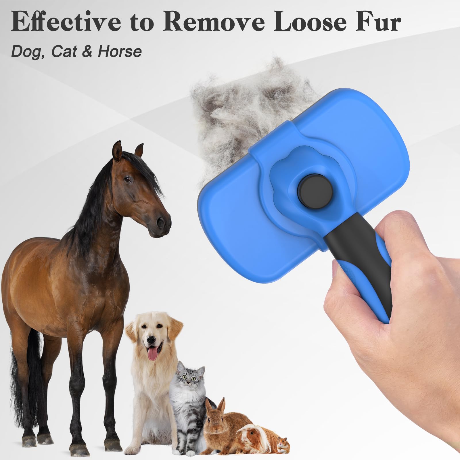 Dipoo self-cleaning brush soft-plastic head for skin-friendly brushing.