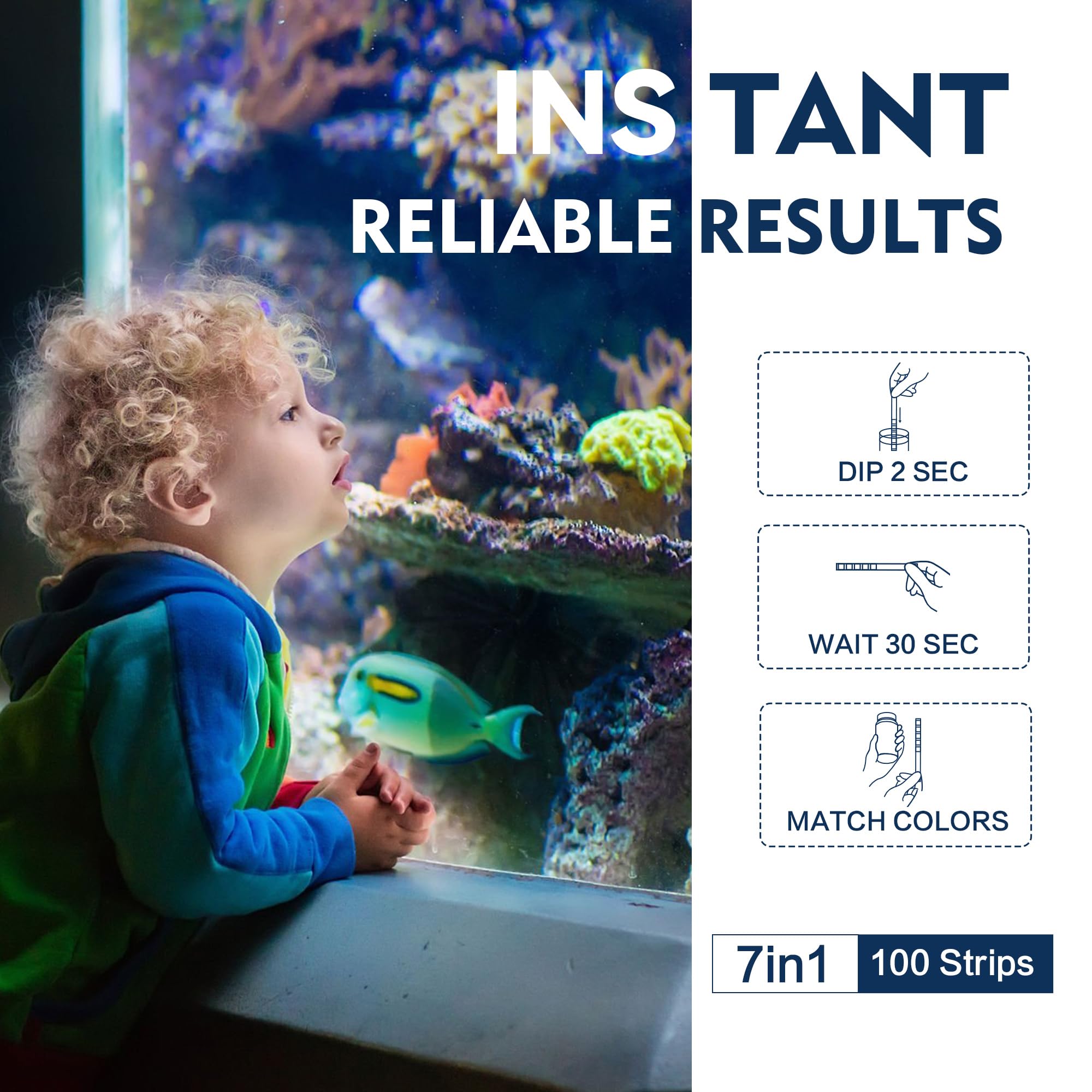 DIPSTIK aquarium-test-bottle keeps testing supplies organized.