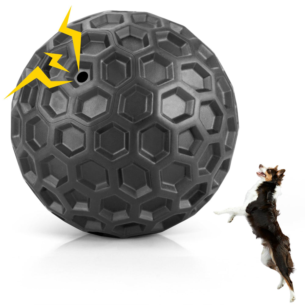 DISSKNIC Interactive Squeaky Ball with durable texture for extended chew sessions