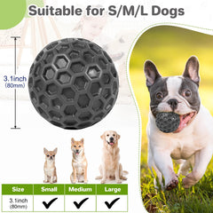 DISSKNIC Interactive Squeaky Ball emits a satisfying squeak to spark curiosity