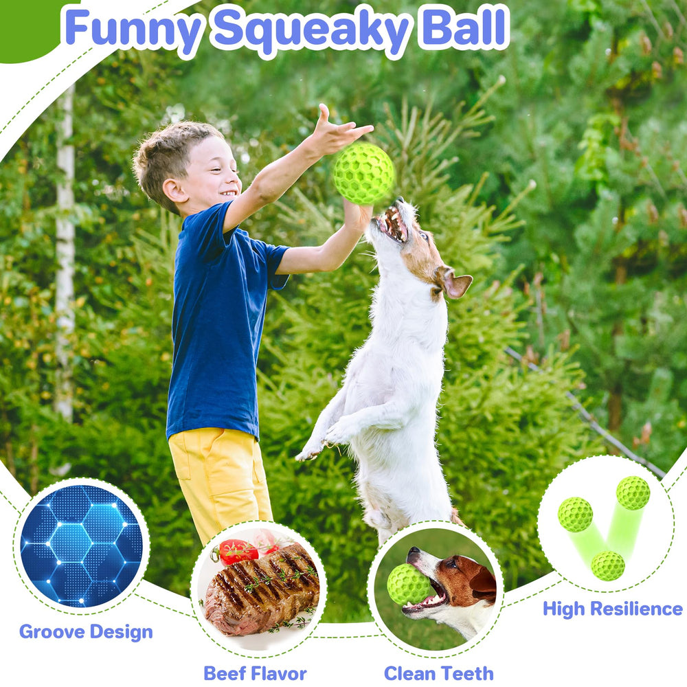 DISSKNIC treat-dispensing textured ball encourages chews and reward-based play