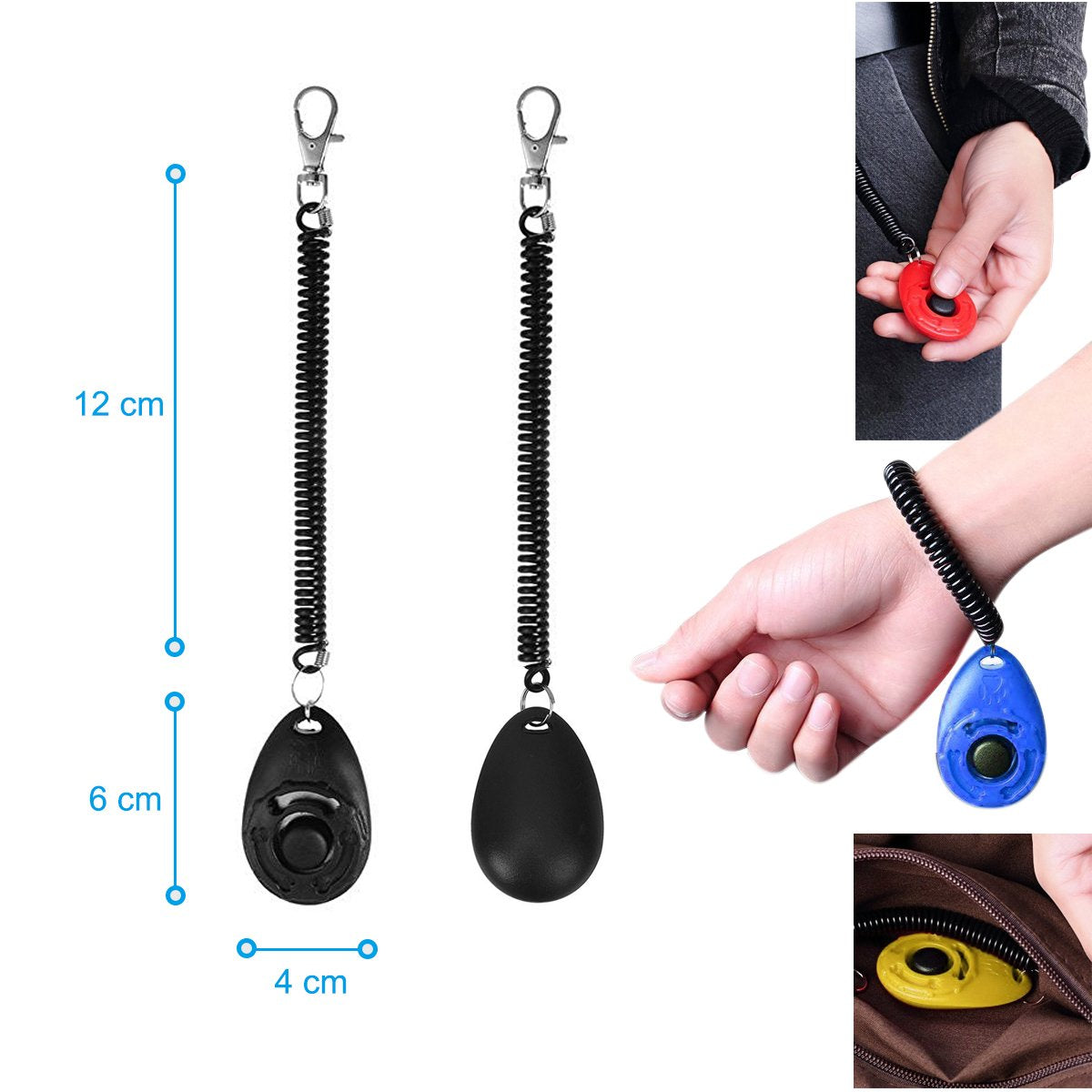 Diyife clicker demonstrates training for dogs, cats, and birds across pets.