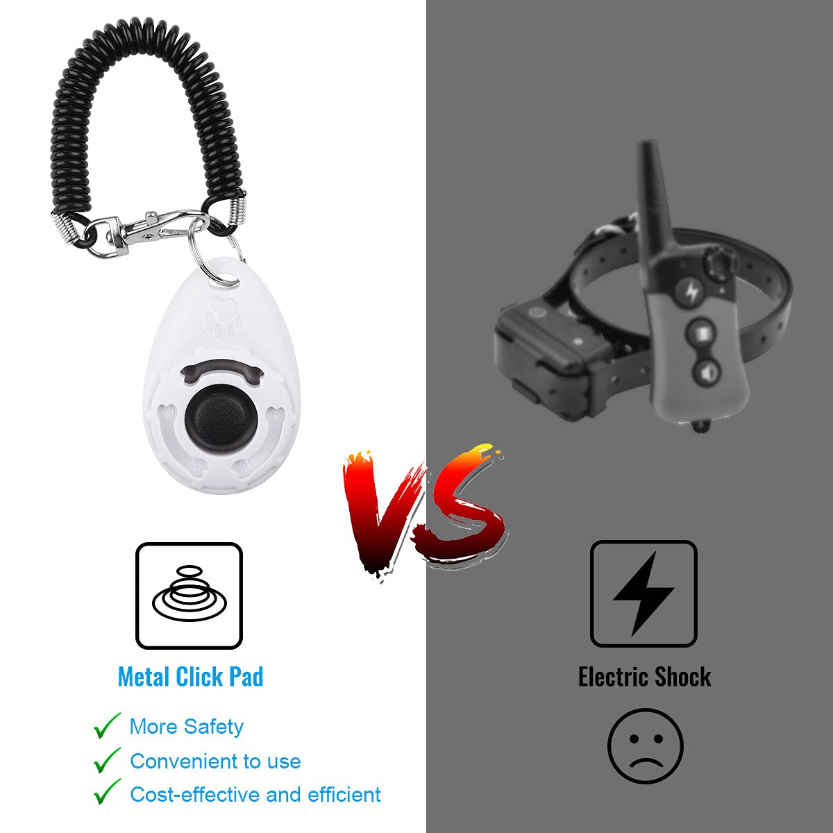 Diyife clicker with wrist strap blue ready during training