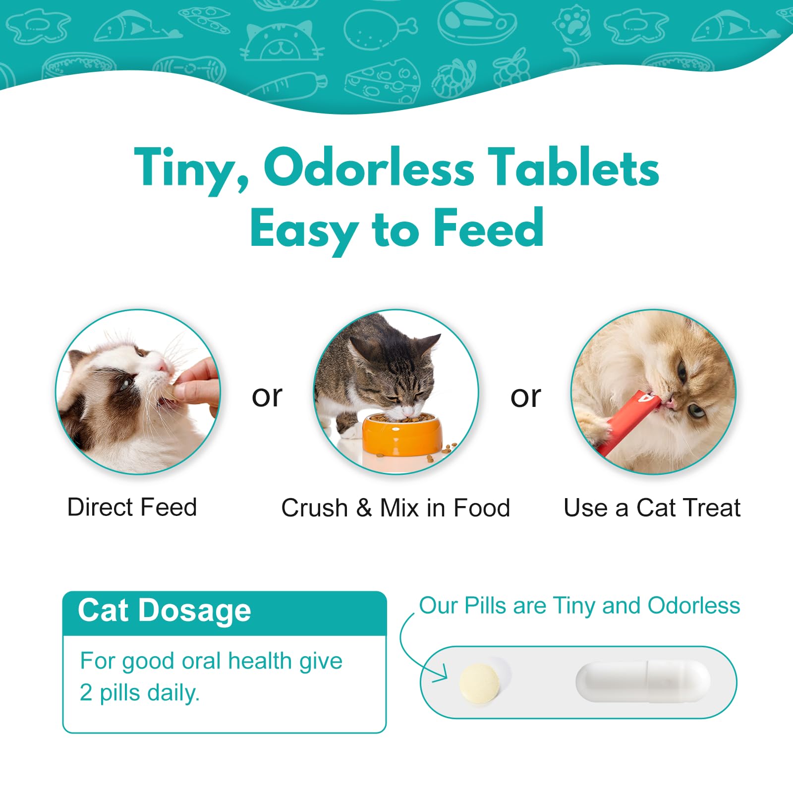 diytoolsman cat breath-improvement-tablets closeup hints at fresher cuddles