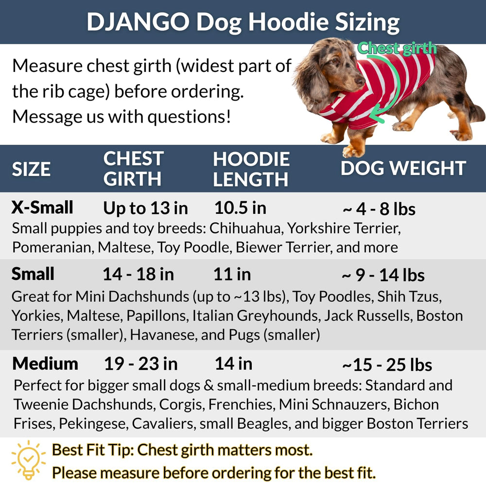 DJANGO dog hoodie blush pink option for small dogs up to 25 lbs.