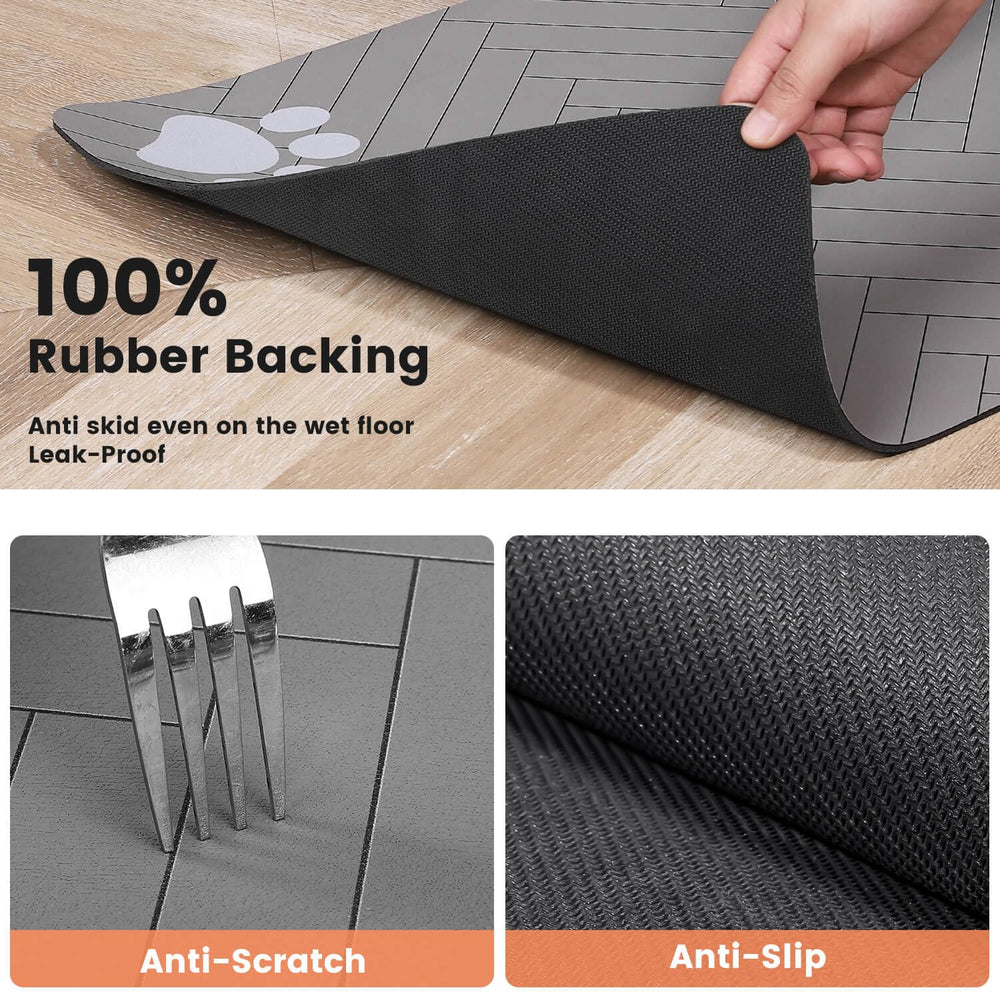 DK177 pet feeding mat cat-dog-friendly design for everyday meals