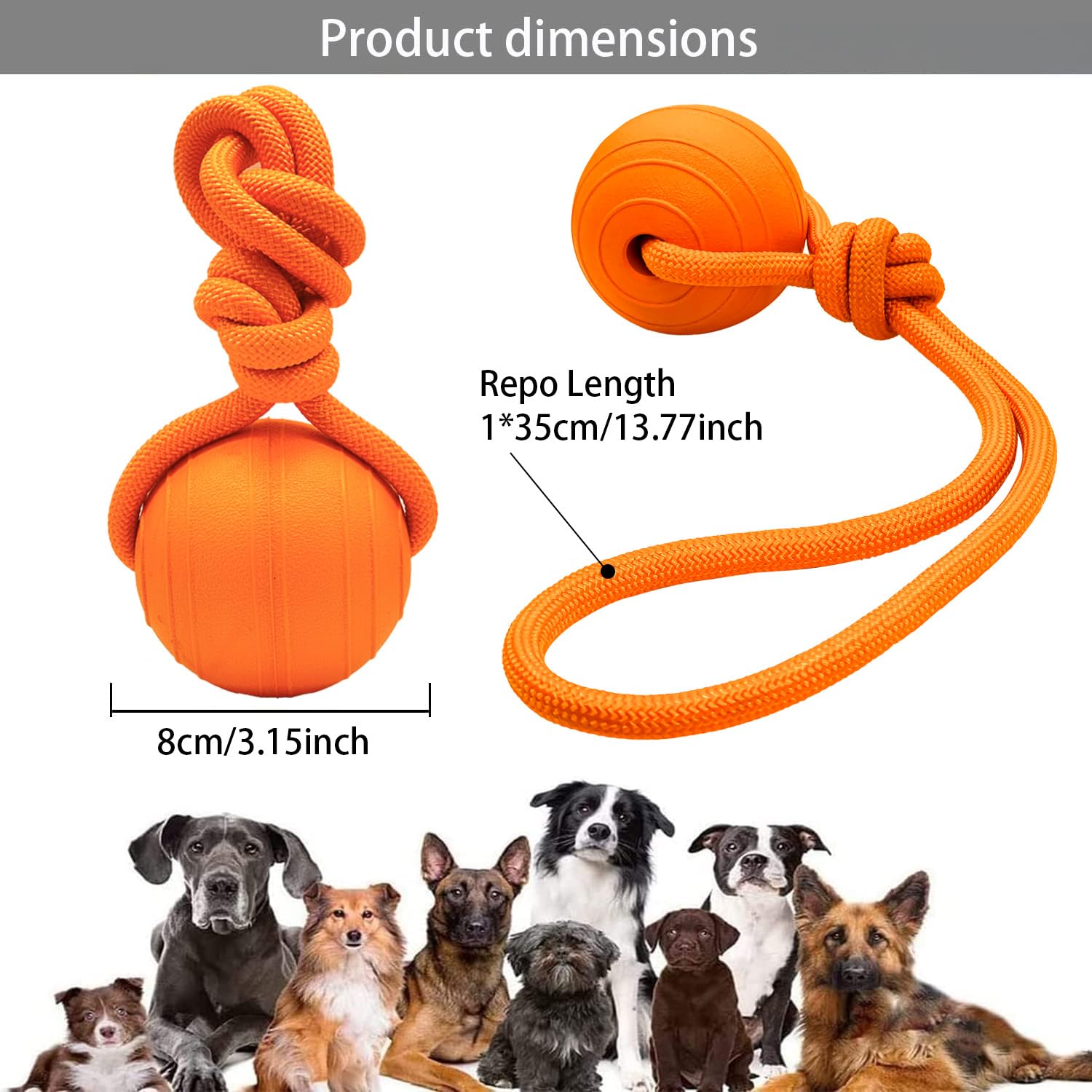 DLDER 3D groove ball dog toy enhances grip and retrieval during play.