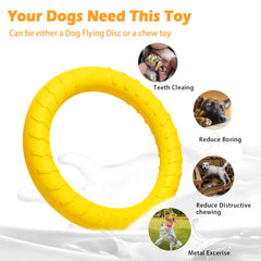 DLDER XL dog ring toy supports interactive tug and anxiety relief.