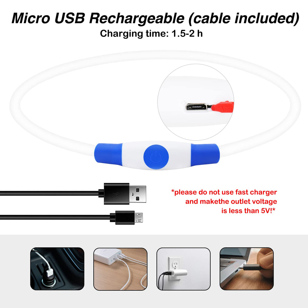 Dlitk USB-rechargeable collar allows convenient nightly charging