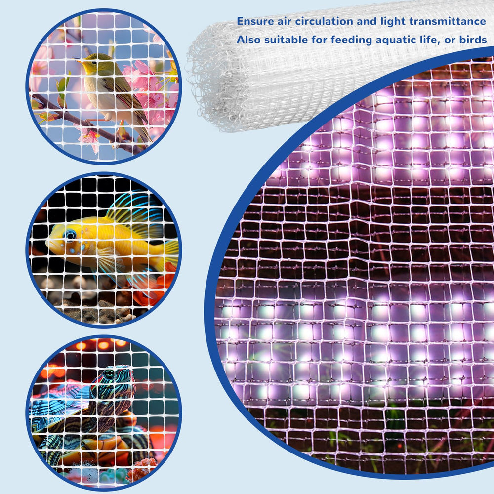 DLOnline mesh netting easy installation into aquarium top cover.